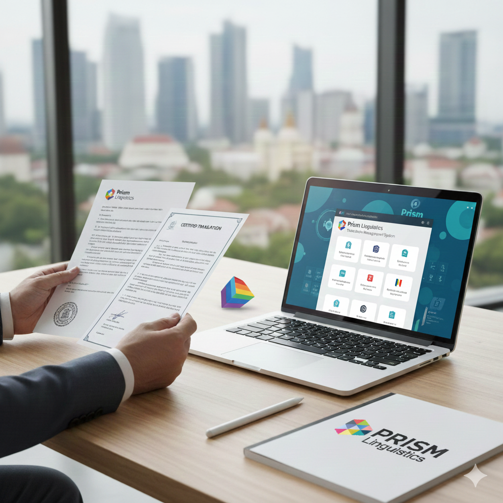 Certified French document translator providing translation services for Austin clients
